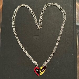Deadpool & Wolverine friendship necklaces